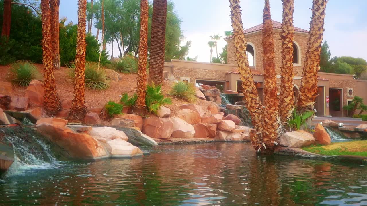 라스베가스 네바다의 교외 레이크 디스트릭트