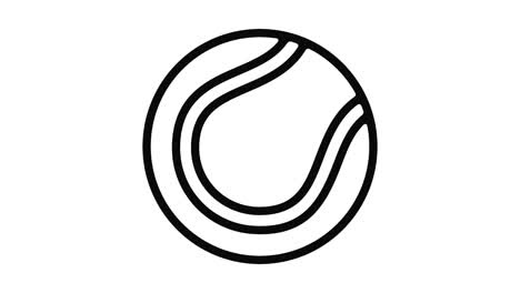 tennis line motion graphic