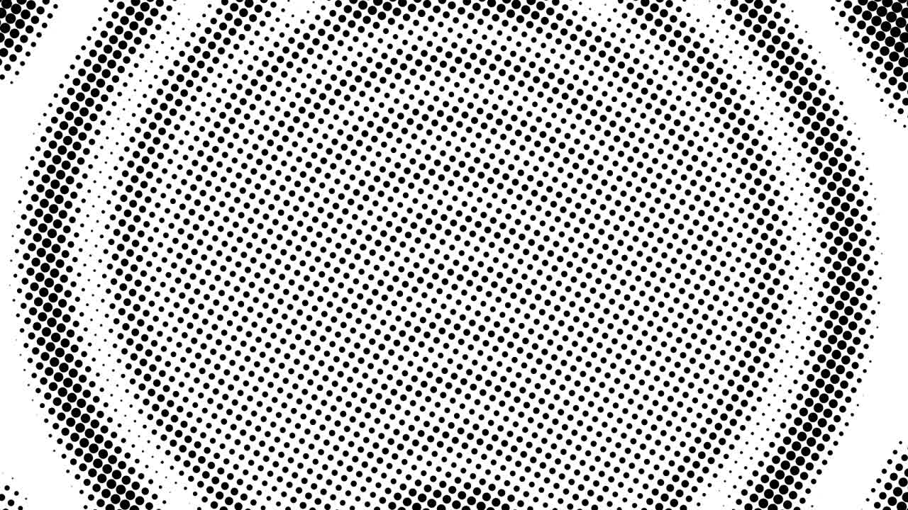 Half tone of many dots, computer generated abstract background, 3D render backdrop with optical illusion effect