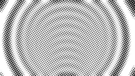 halve toon van veel punten, computer gegenereerde abstracte achtergrond, 3d-rendering achtergrond met optische illusie-effect
