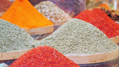 colorful spices at a turkish market