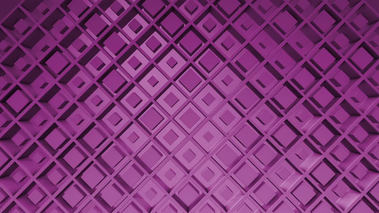 fondo de negocios lilac. cajas cubos abstractos fondo movimiento aleatorio, animación en bucle 3d 4k.