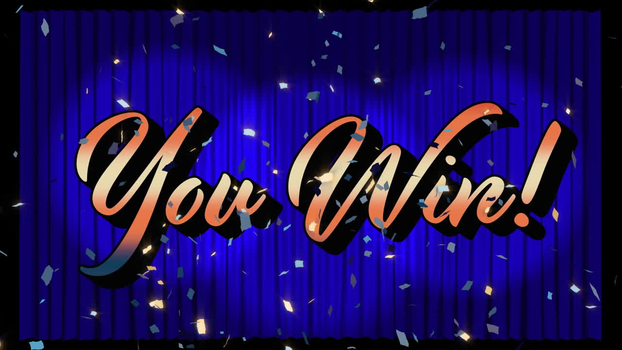 무대 위에서 텍스트를 이기는 애니메이션