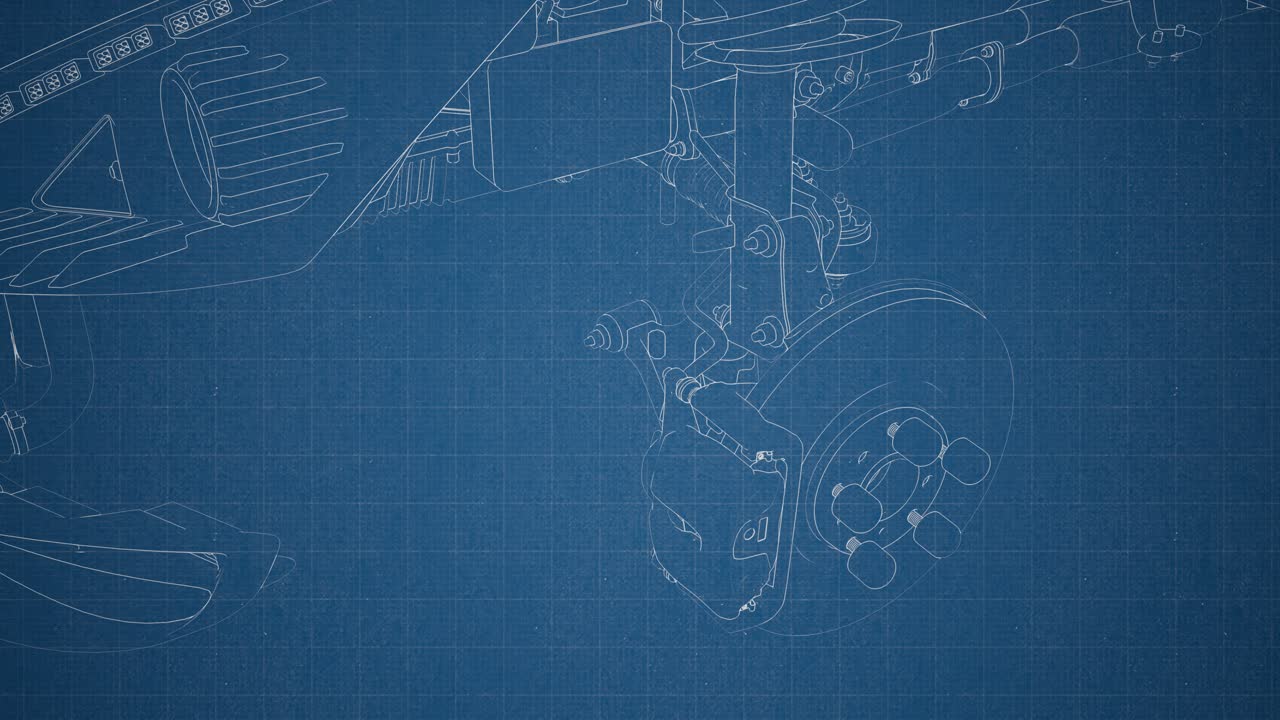 engine and other parts visible in car