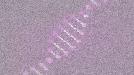 animation of dna strand over interference