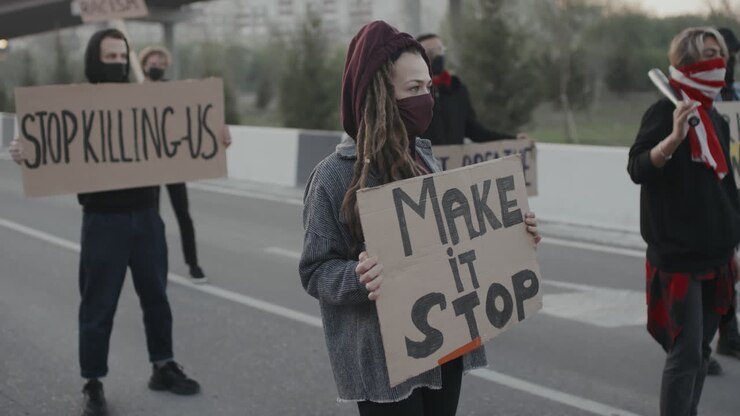 Protesta per la giustizia sociale e l'uguaglianza