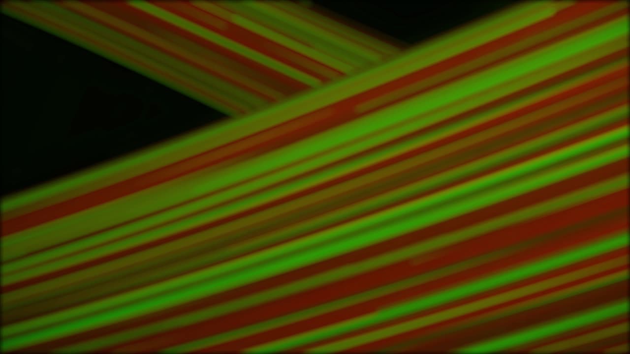 Linee diagonali astratte in rosso, verde e giallo