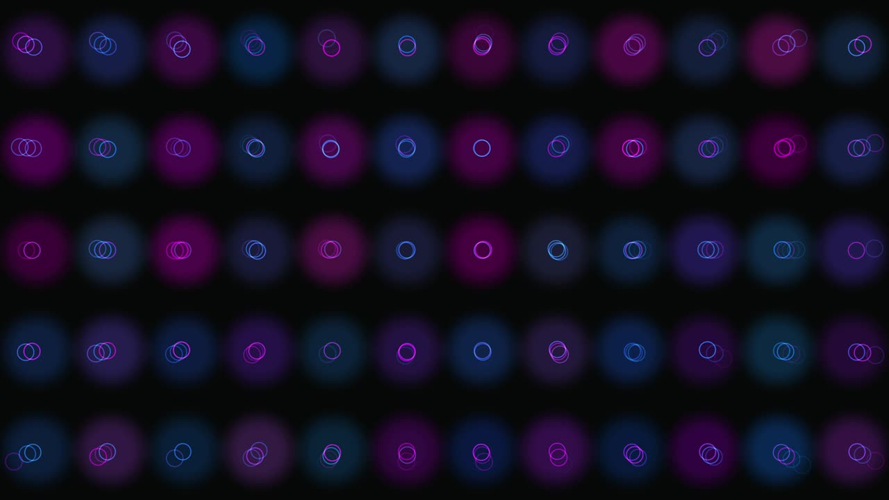 Abstract 3d background: geometric surfaces, circles. Macro Abstract Animation.