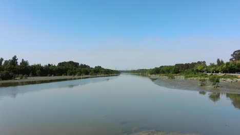 mai po nature reserve and wetlands, hong kong, aerial view