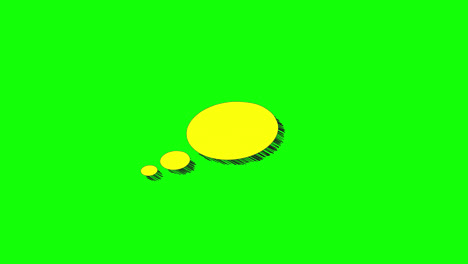 cartoon-Comic-speech-Bubble-copy-space-for-dialogue-loop-Animation-video-transparent-background-with-alpha-channel.