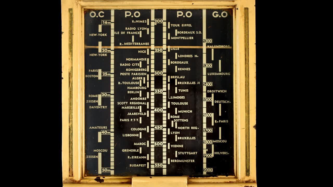 антикварный радиоциферблат 02