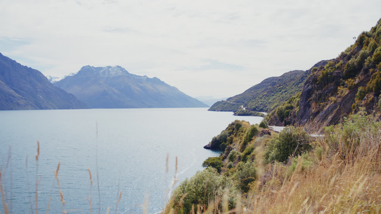 Serene Lake and Mountain Scenery