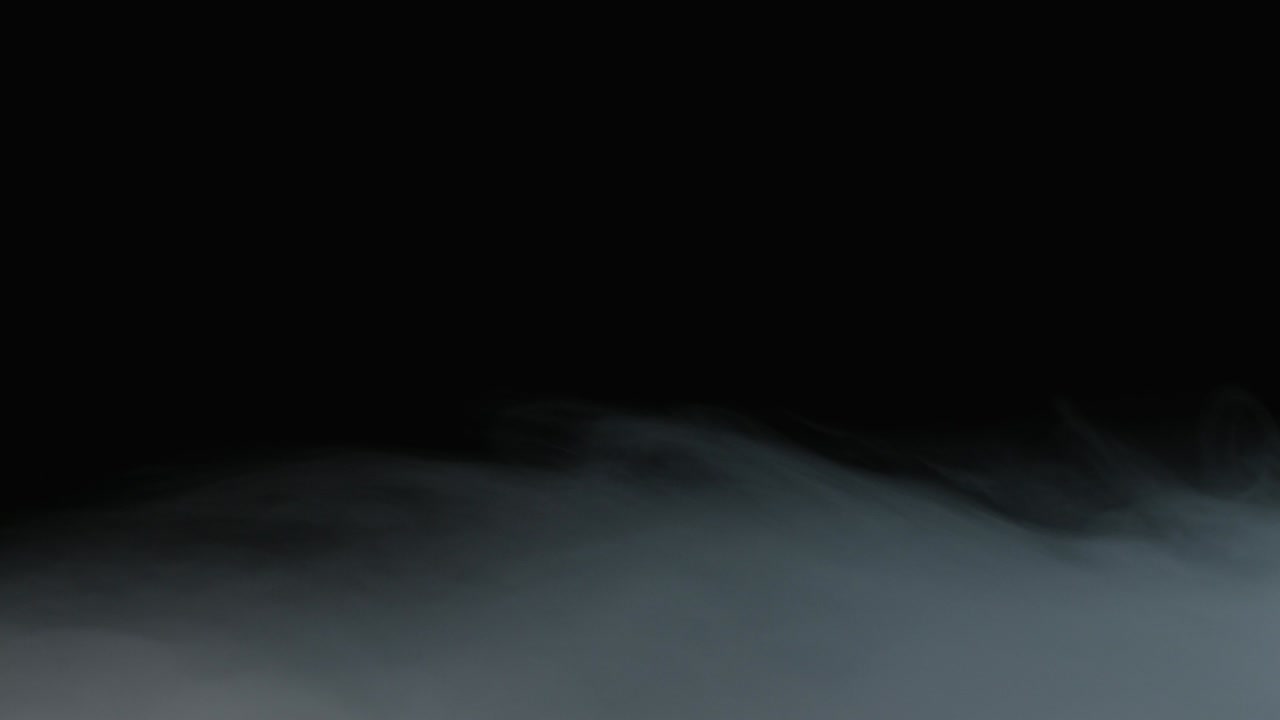 현실적인 건조 얼음 연기 구름 안개 오버레이