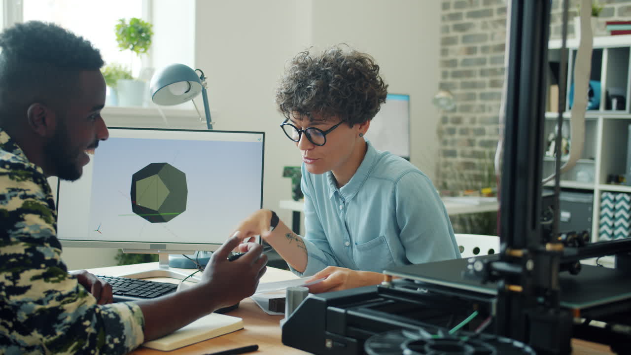 Team Collaboration on 3D Design and Printing Project