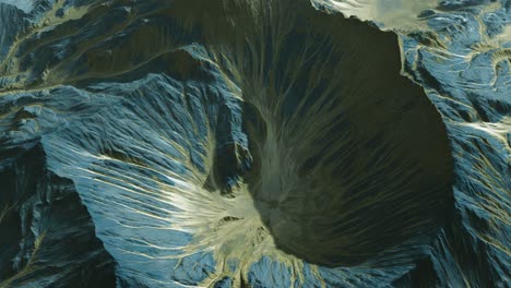 vista del paisaje del planeta alienígena