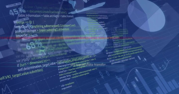Digital Financial Data Analysis with Code Overlay