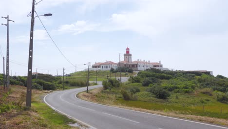 El-Faro-De-Cabo-Da-Roca,-Portugal---El-Punto-Más-Occidental-De-Europa-Continental