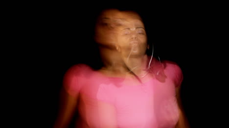 woman blurry time lapse 02