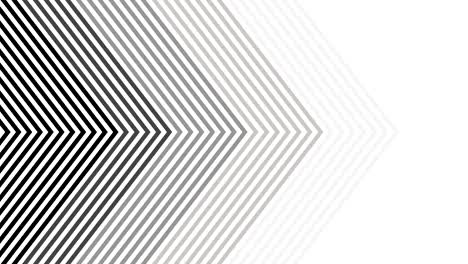 4k animated halftone monochrome arrow. light abstract seamless looping business background