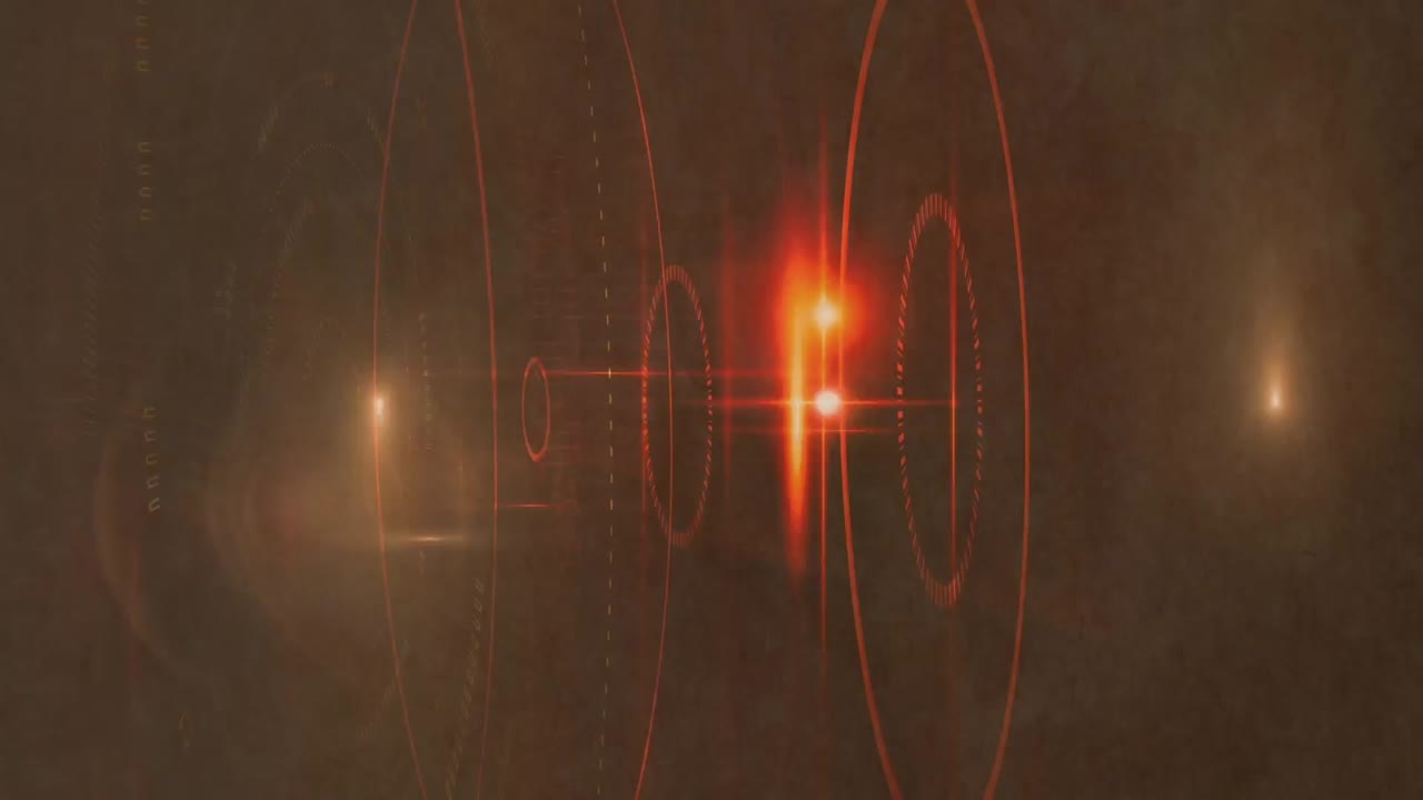 animación de nivel hacia arriba sobre fondo marrón con círculos.