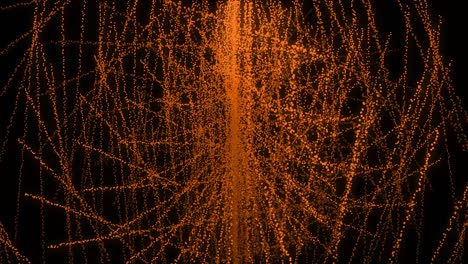 patrón de forma de punto de color naranja animación gráficos de movimiento