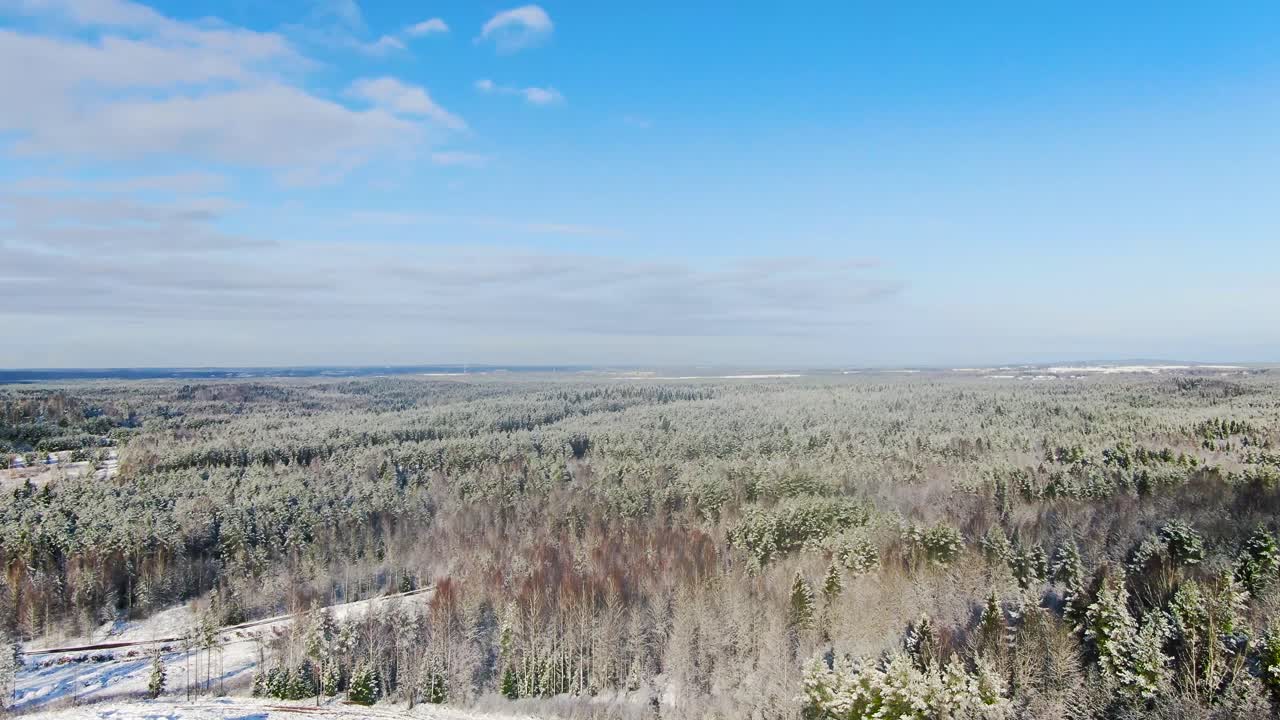 Vinterskov, luftfoto