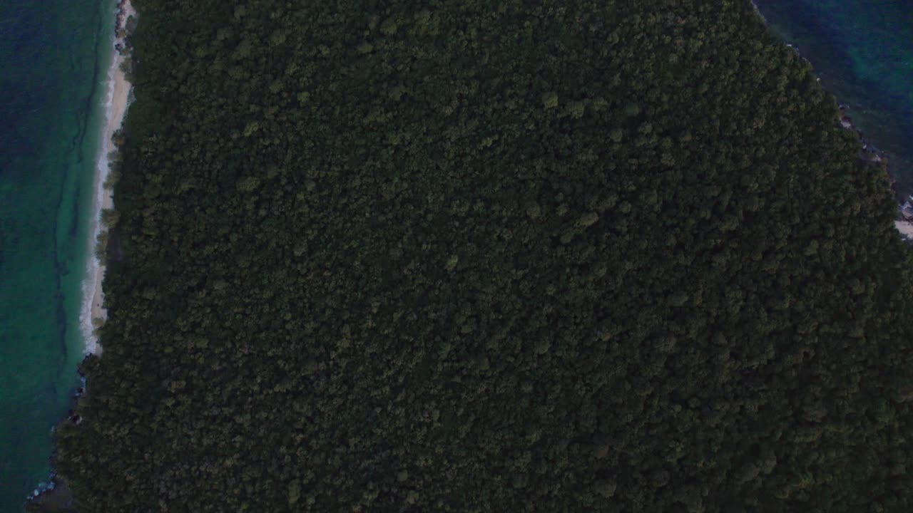 Aerial View of Mbudya Island at sunset in Dar Es Salaam, Tanzania