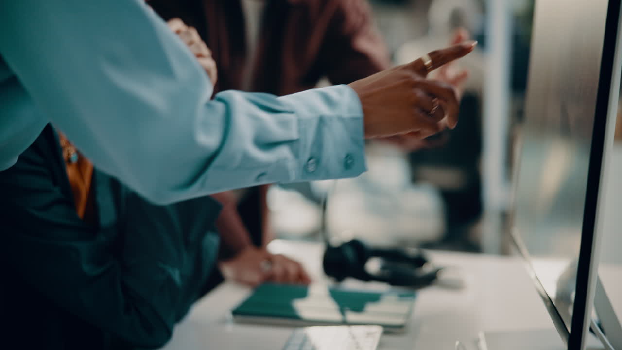 Team Collaboration in Modern Office Space