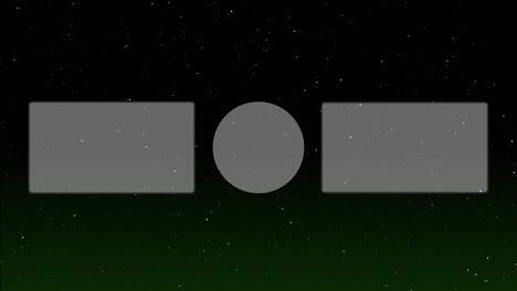 espacio galaxia tarjeta de finalización pantalla de finalización gráficos de movimiento