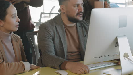 Group of Colleagues in Office