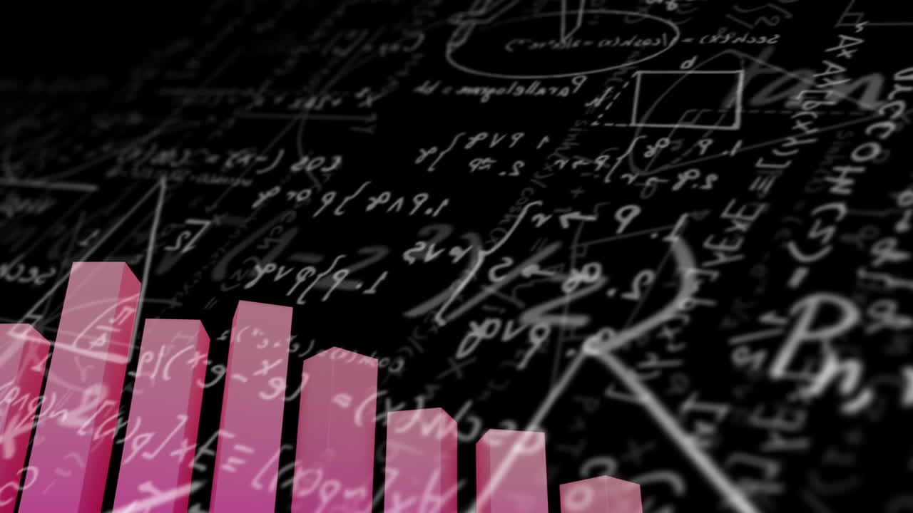 animación del procesamiento de datos financieros