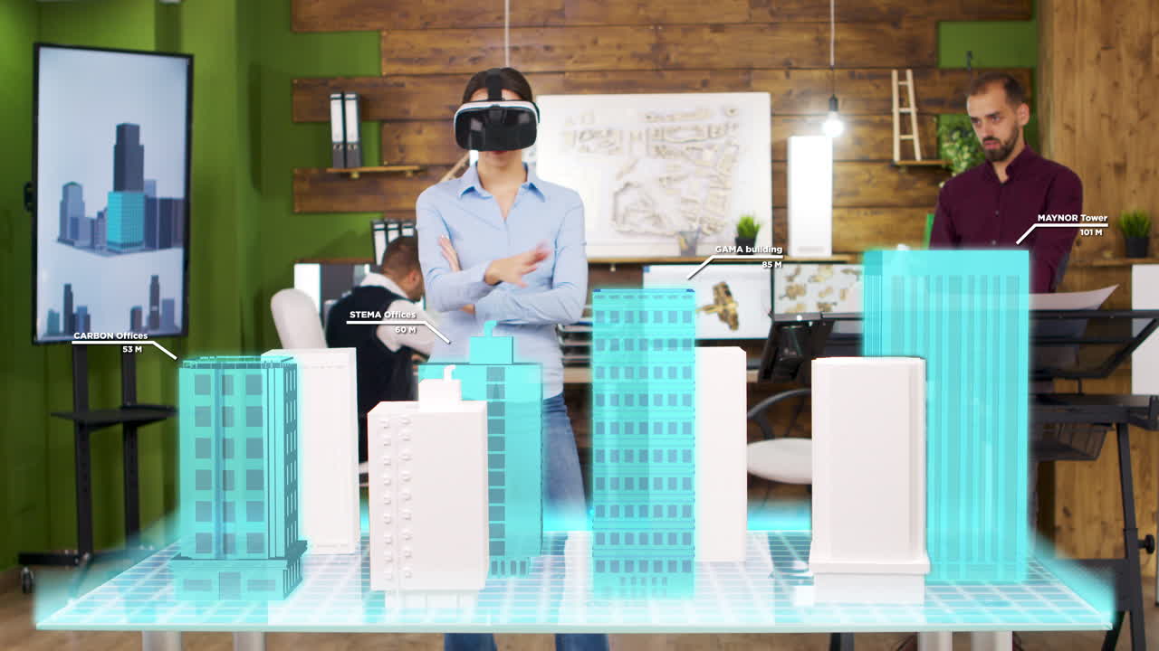 People using VR and AR for building design
