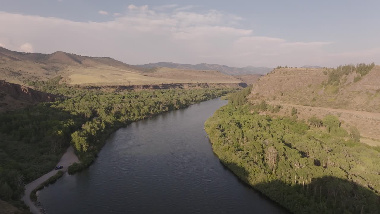 Scenic River Valley Landscape
