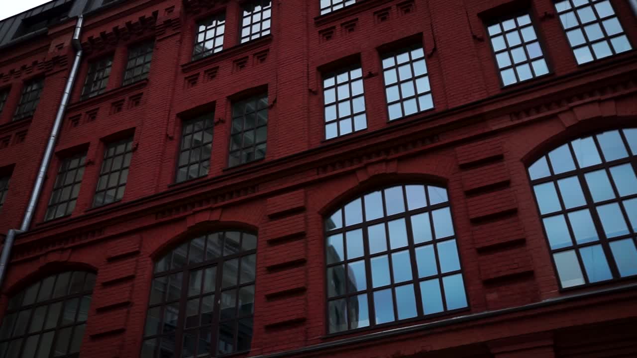 Red Brick Building Facade