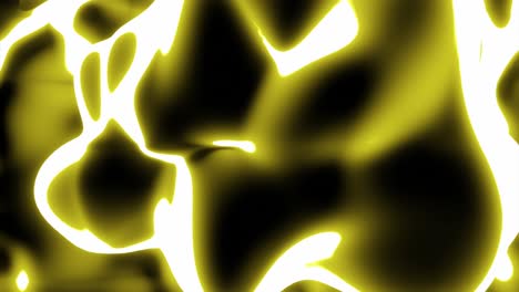 abstract yellow and black glowing lines pattern