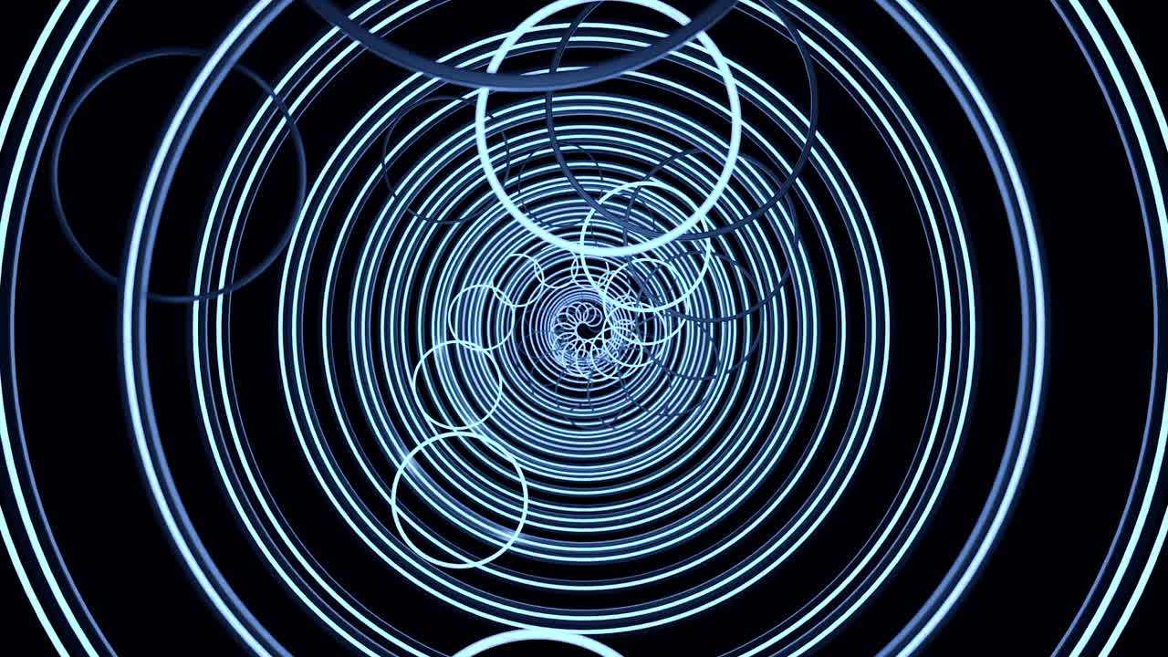 túnel de neón abstracto