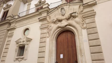 monumental door of palazzo zuccari, a hidden gem of rome close to the spanish steps