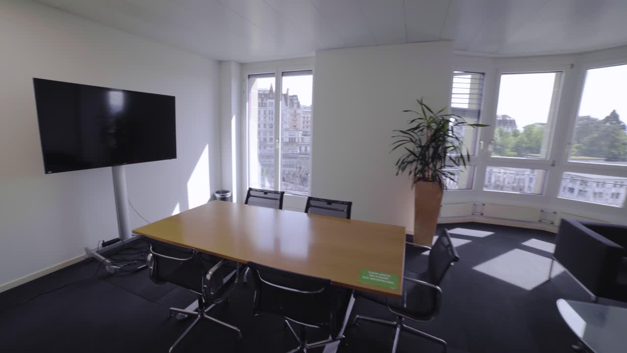 Empty Office Workplace Desk Telecommute Covid