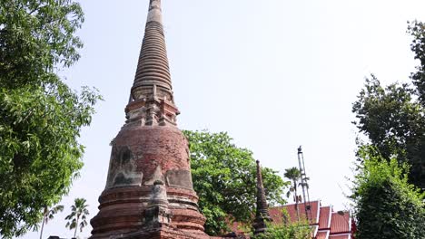 historic pagodas amidst green trees and clear skies