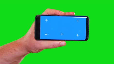 blue screen template for cellphone or smartphone