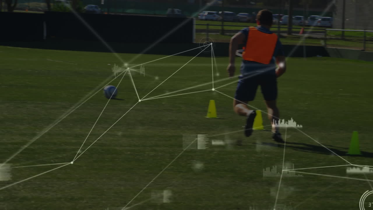 축구 선수들에 대한 데이터 처리 및 연결 네트워크의 활성화