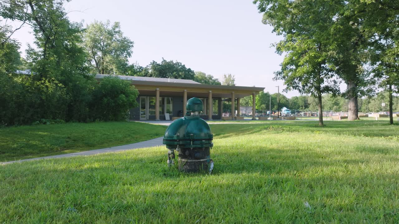 Well Head For Geothermal Energy To Generate Electricity, Or Heat And Cool Building. Close-up Shot
