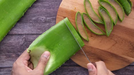 preparación del aloe vera