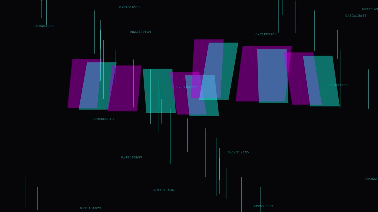 Abstract Digital Visualization of Blockchain Transaction Data