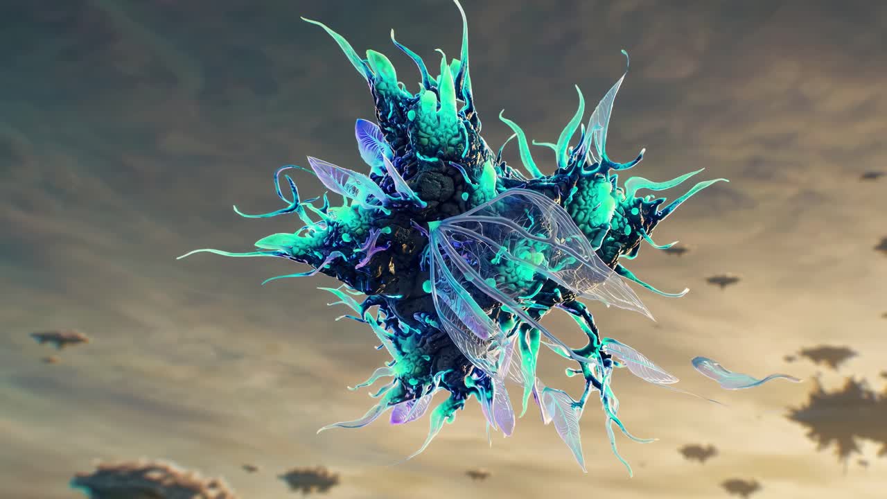 우주에 있는 외계 생명체