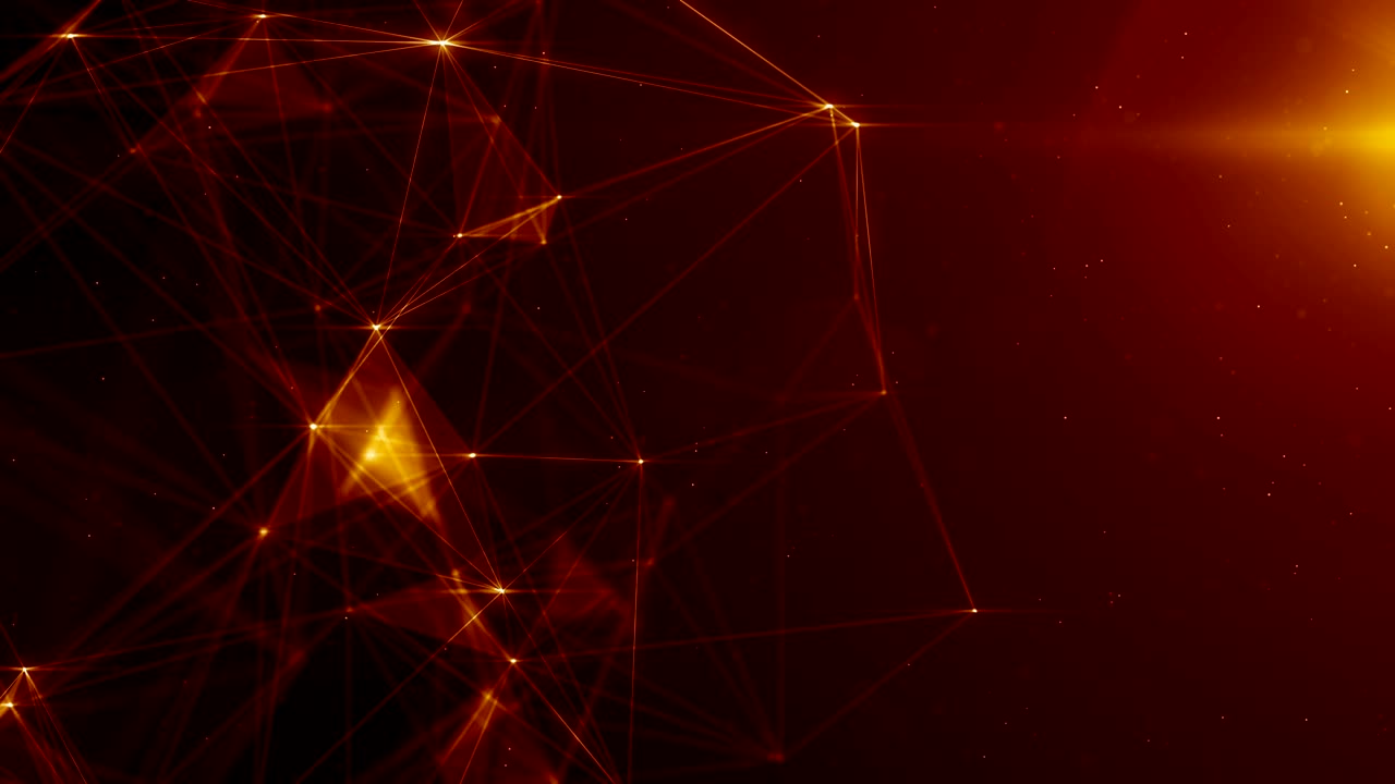 plexus abstracto de red títulos de tecnología ciencia de fondo bucle