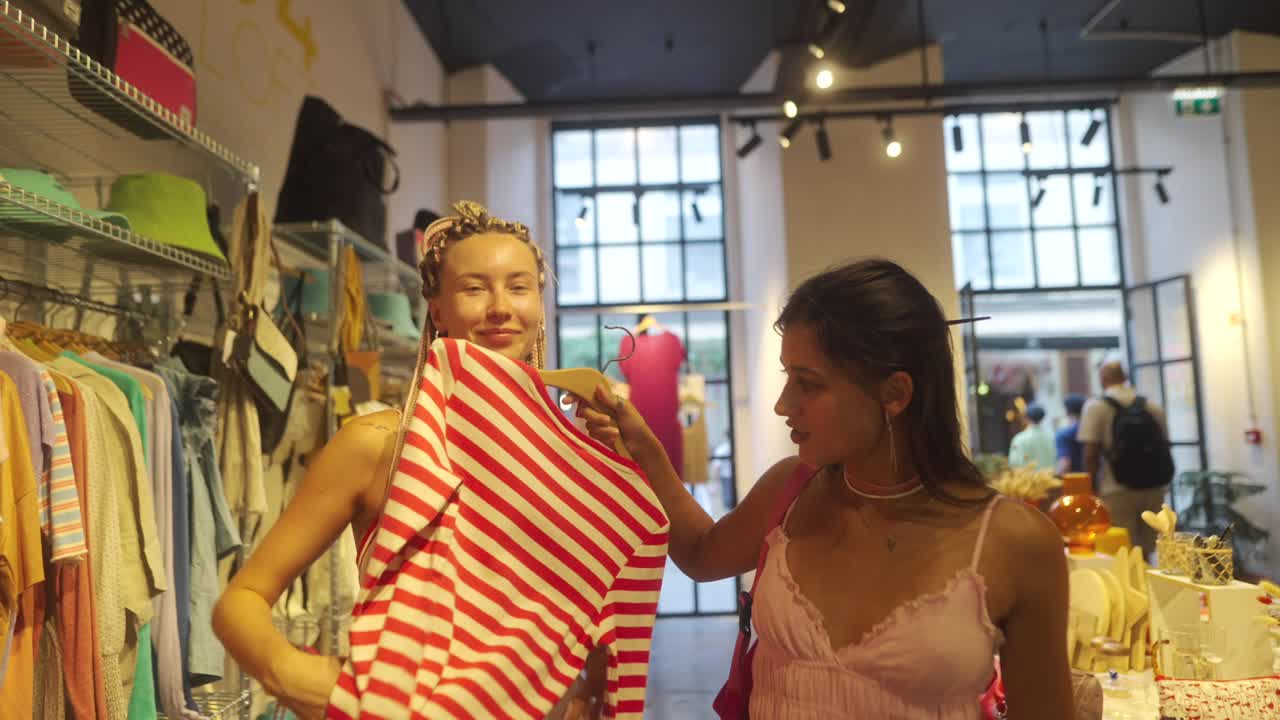 Women shopping in a boutique