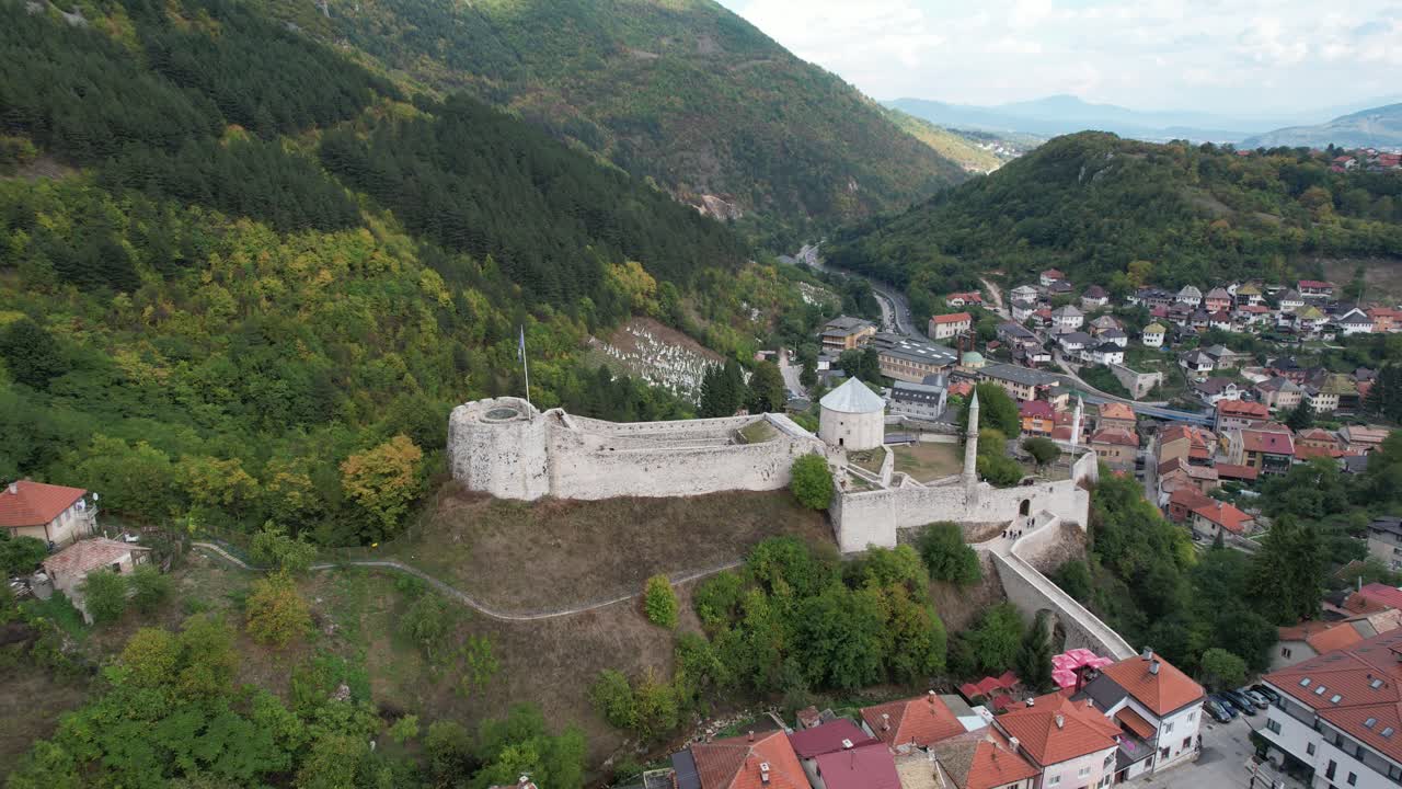 el castillo histórico de travnik