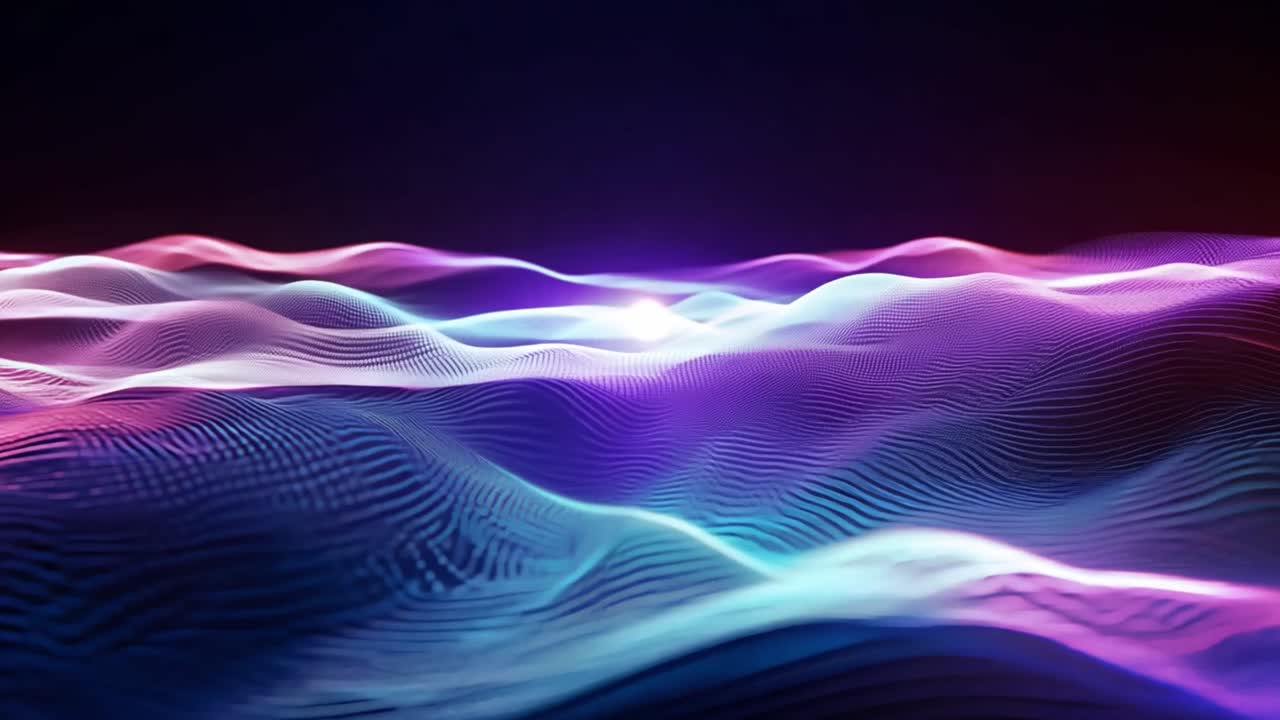 Abstract Wave Gradient Background