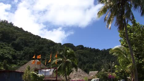 paisaje en bora bora, polinesia francesa